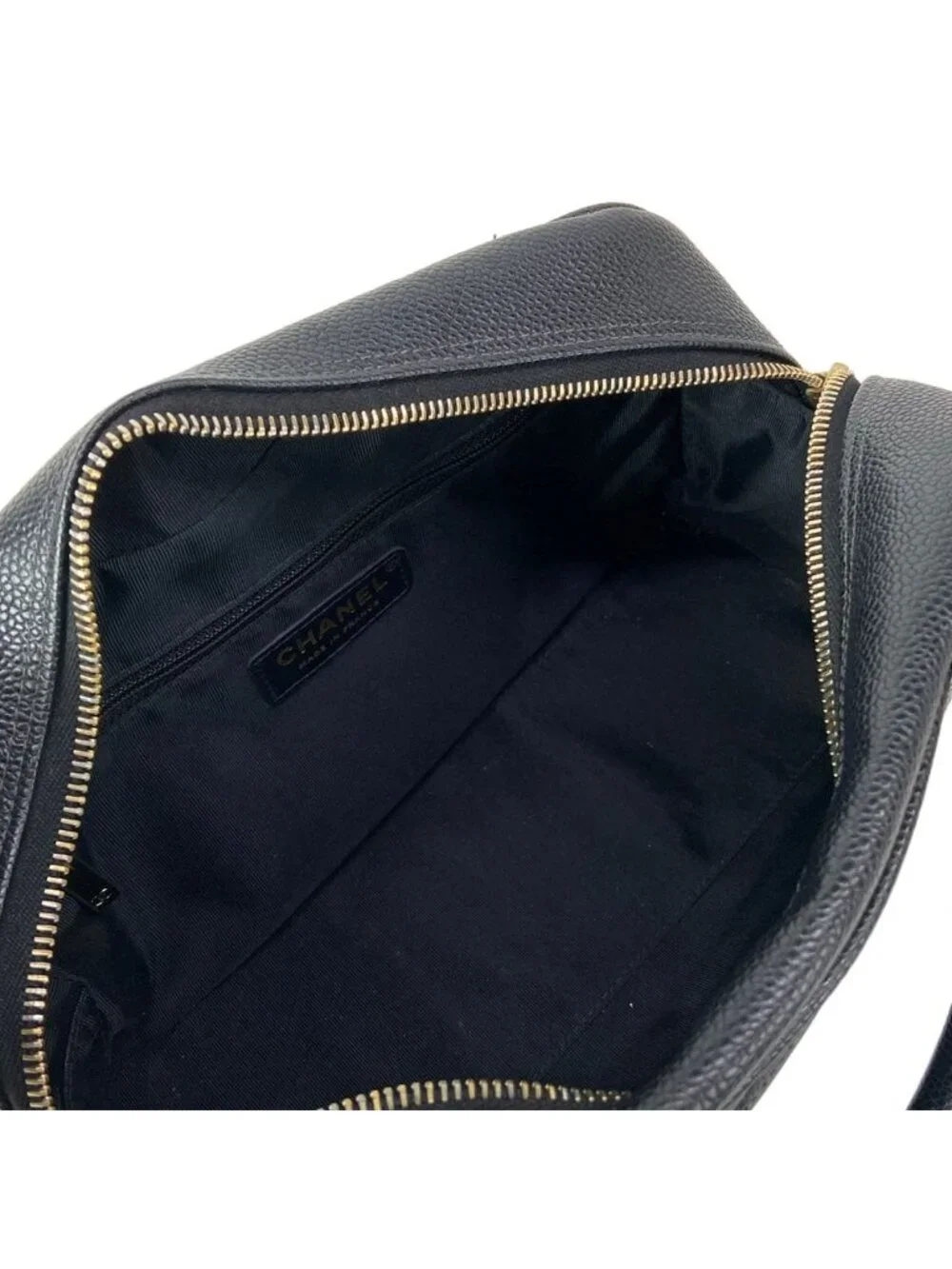 Chanel Handbag Quilted Black Mini
